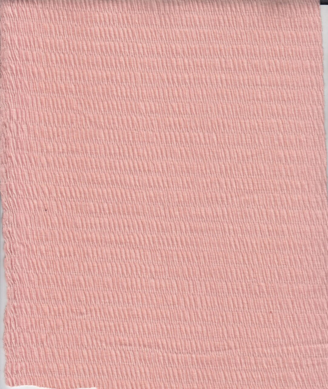 1 Yard Solid Smocking Popcorn Jersey Fabric Stretch Textured Knit 42/44" Wide